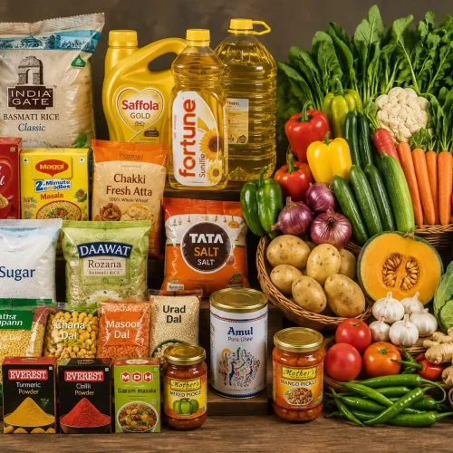 FOOD ITEMS AND VEGETABLES